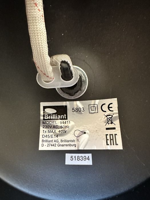 Lampa naścienna styl loft