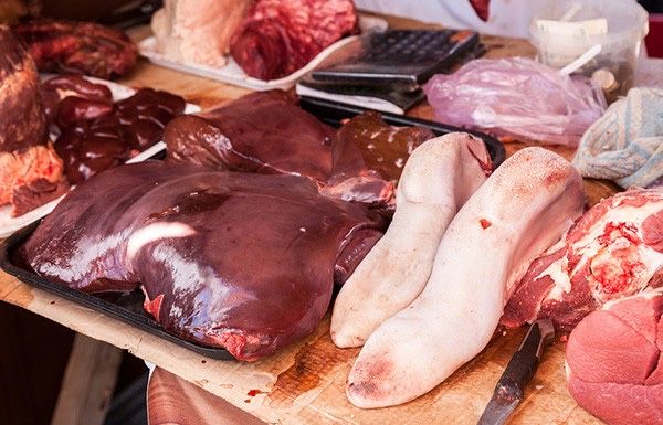Яловичі та баранячі субпродукти, говядина телятина субпродукты, говяжьи субпродукти