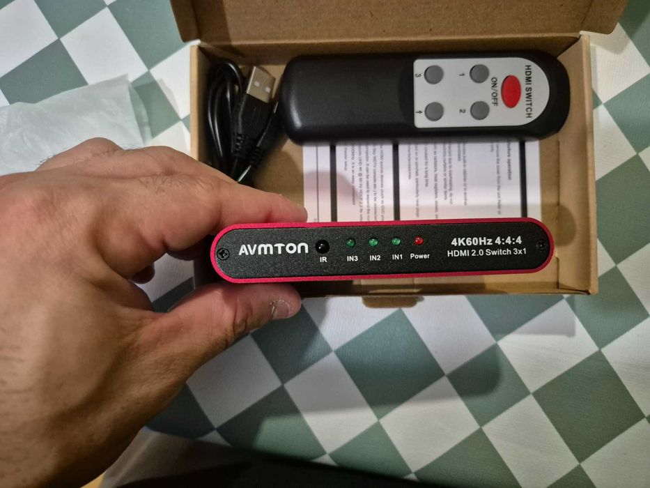 Divisor HDMI Switcher 3 in 1 - usb power.