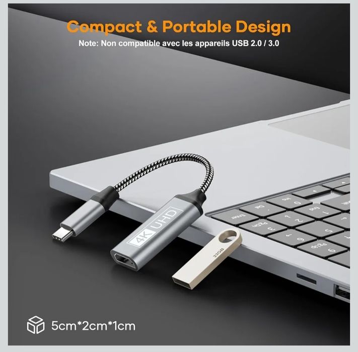 Adapter USB-C do HDMI, Adapter USB-C do HDMI 4K