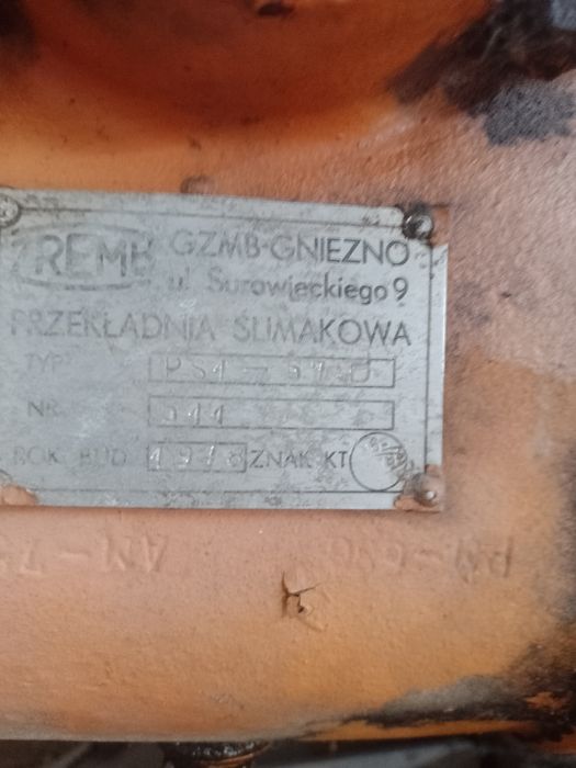 Przekładnia ślimakowa, wciągarka