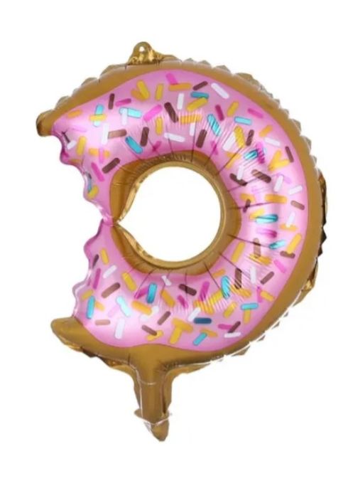 Фольгований шар Пончик 44х26 см - 5шт/упак