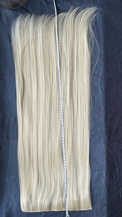 70 см волосся не натуральне довге трес на заколках