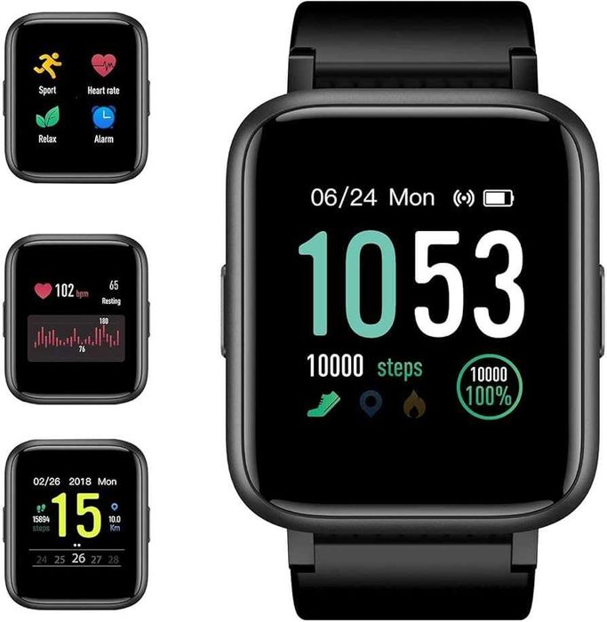 Asiameng G10 Smartwatch tętno miesiączka pogoda GPS SpO2 powiadomienia