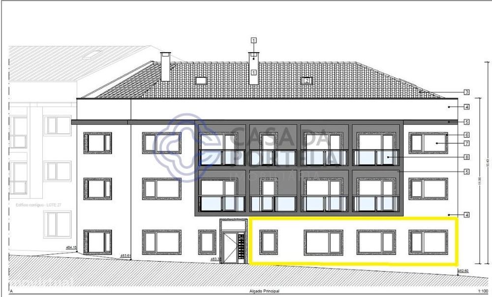 Apartamento T2 R/C  "A" em construção com garagem |79,20 m2 (área tota