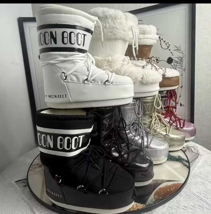 Женские угги луноходы Moon Boot