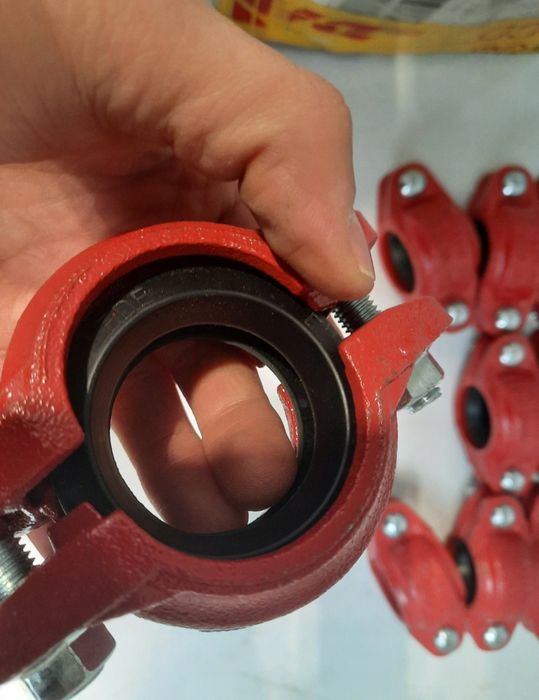 9 szt z Złączka obejma rury z uszczelką 1,5 cal FM 48,3mm uchwyt guma