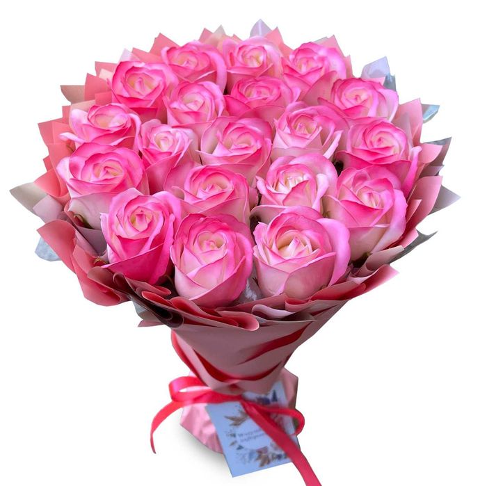 Bukiet róż mydlanych - Idealny prezent na ślub lub 18 urodziny