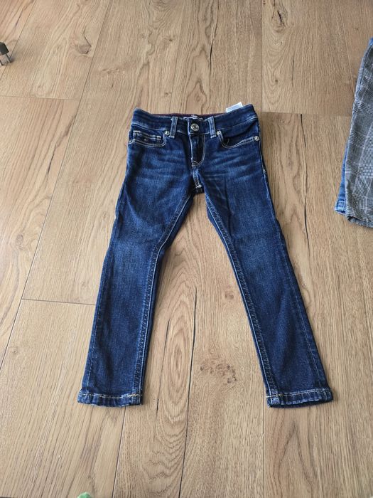 Spodnie jeans dżins Tommy hilfiger 98 skinny rurki