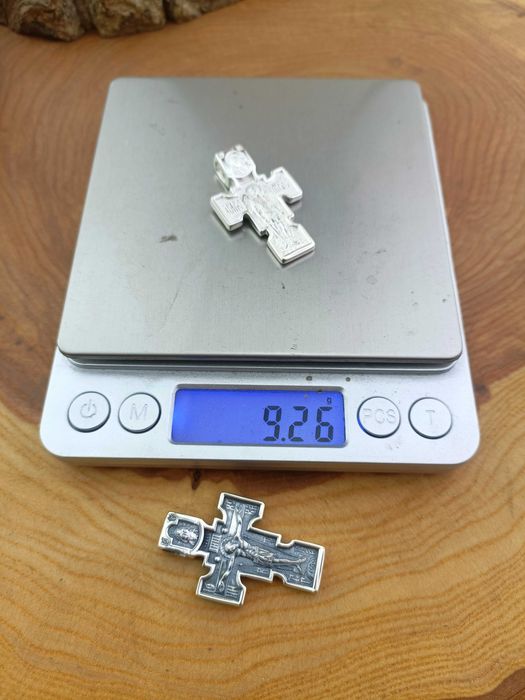 Серебряный крест с Архангелом Михаилом. Срібний хрест Архангел Міхаїл