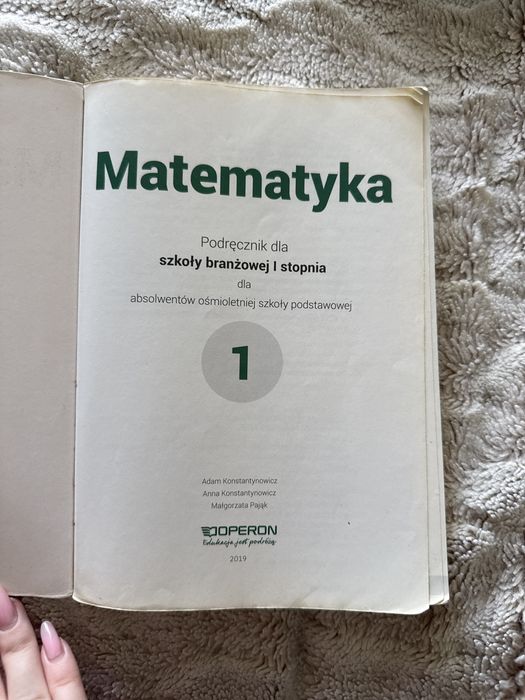 Podrecznik Matematyka 1