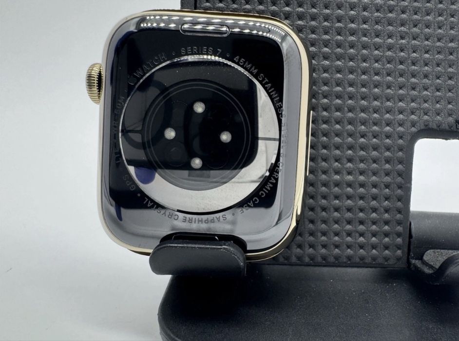 Apple Watch Series 7 - 45mm - GOLD STAINLESS Сапфір  Золоті Стальні