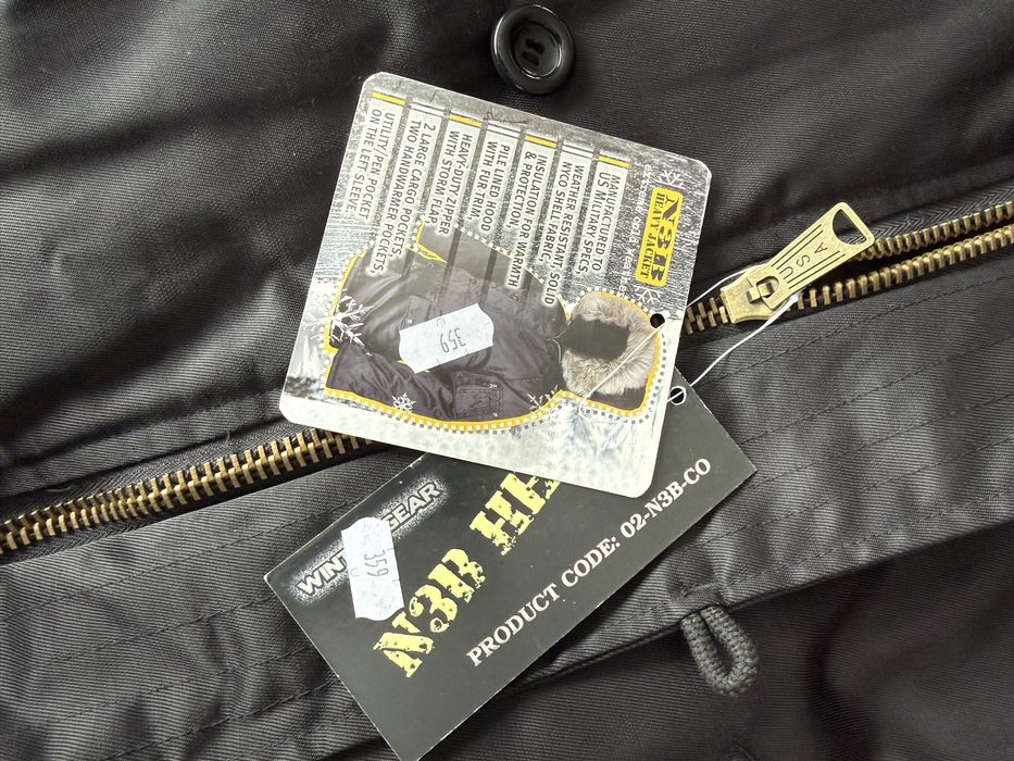 Kurtka Parka Czarna TEXTAR roz. M model. N3B