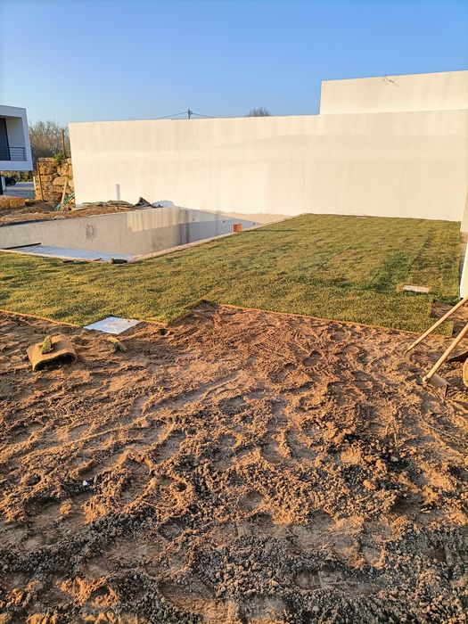 Contrucçao Espaços verdes