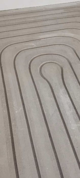 Frezowanie wylewek pod ogrzewanie podłogowe