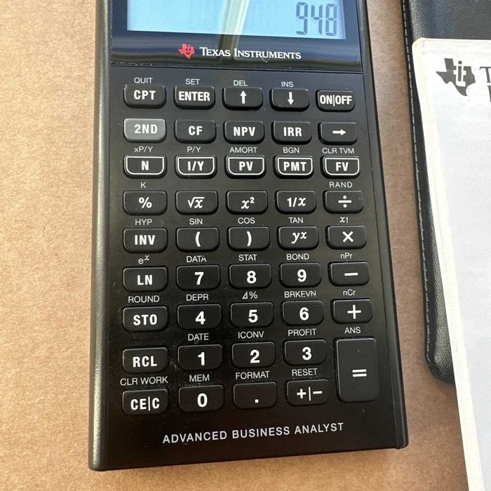Фінансовий калькулятор Texas Instruments BA II Plus Professional Б.У.