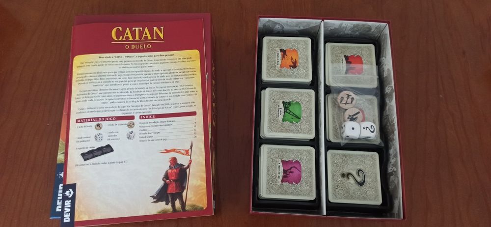 Jogo de tabuleiro Catan: O Duelo c/NOVO