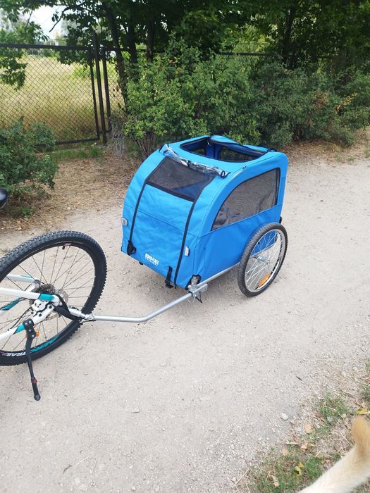 Przyczepka rowerowa dla pieska psa