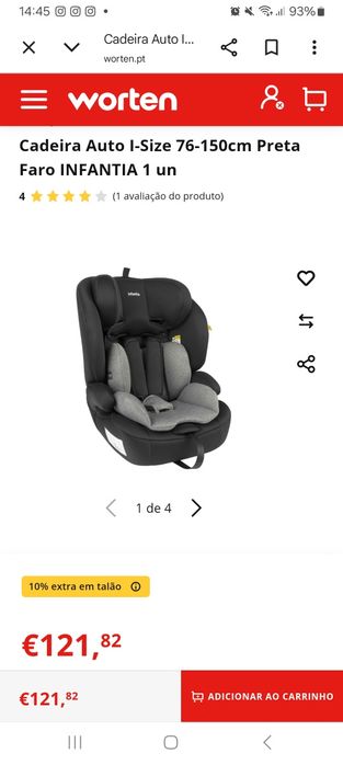 Cadeira auto infantia