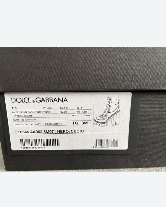 Черевики Dolce & Gabbana Trekking Ankle Boots