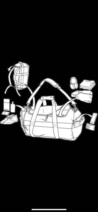 Torba Burton Backhill Duffel 40L - torba/plecak. Jak nowa!