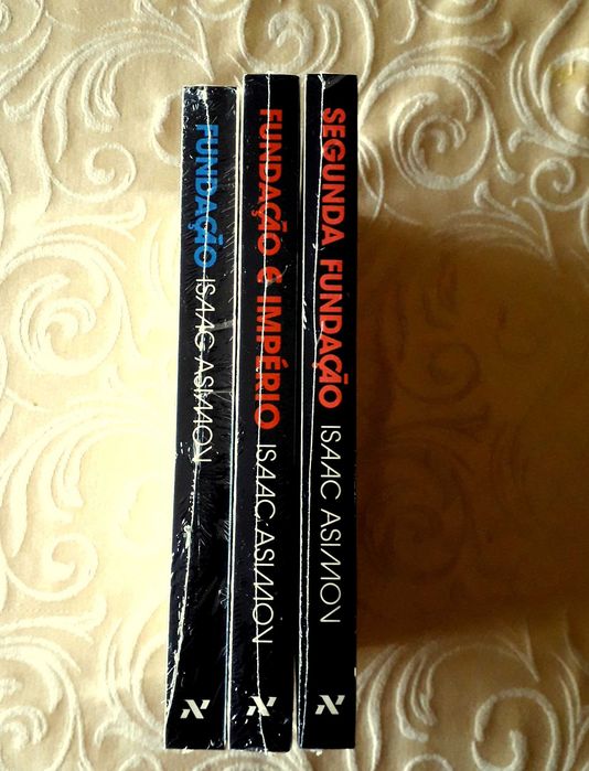 Isaac Asimov - Trilogia da Fundação - Vol. 1 a 3  - Ed. BRASIL - NOVOS -  PROMOÇÃO