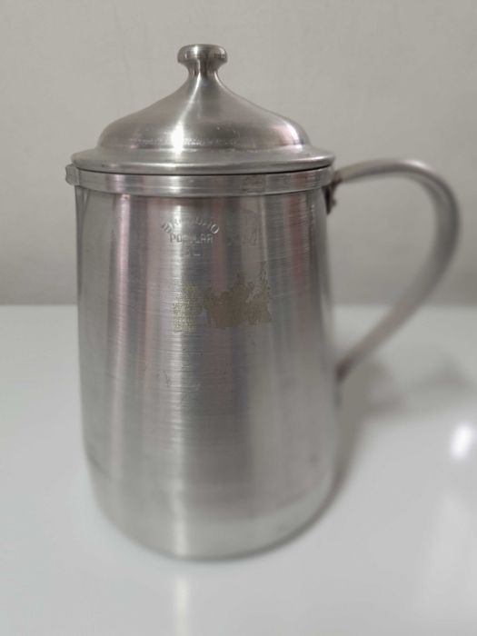 3 Cafeteiras alumínio antigo 1,5 LT, 3 LT e 4 LT