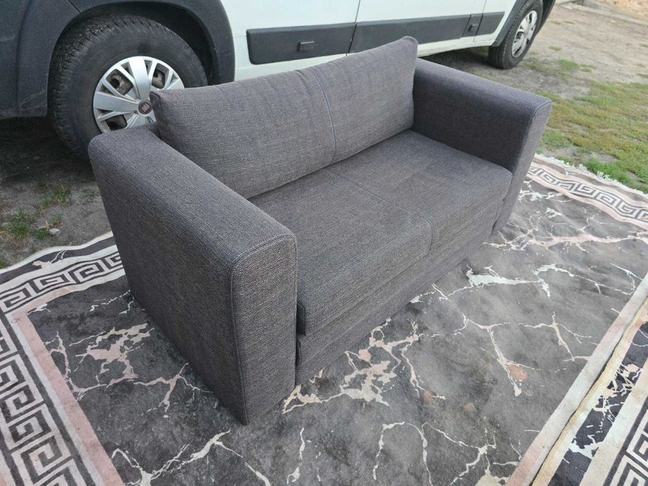 Sofa dwuosobowa IKEA ASKEBY, szara