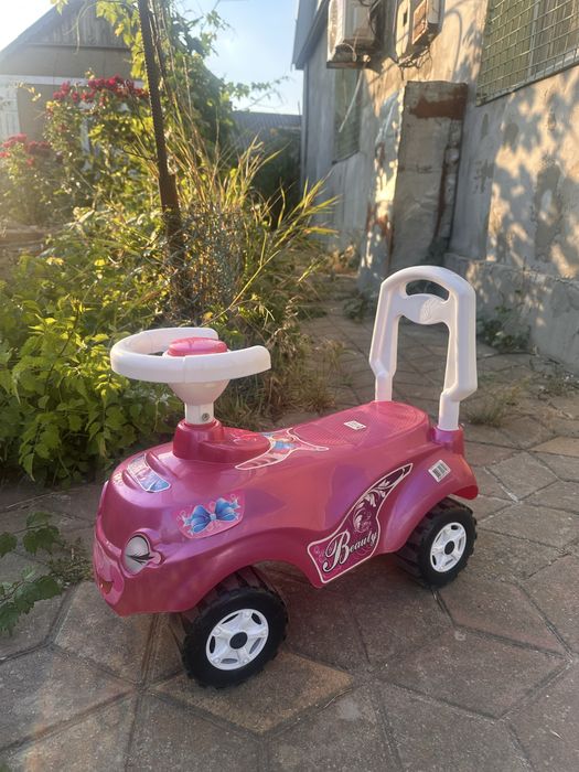 Дитяча машинка каталка мікрокар Orion рожева