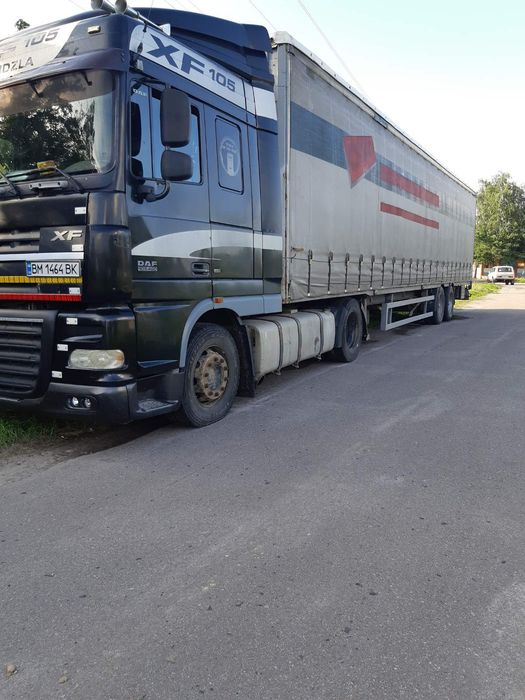ДАФ 105 в робочому стані... з полуприцепом.
