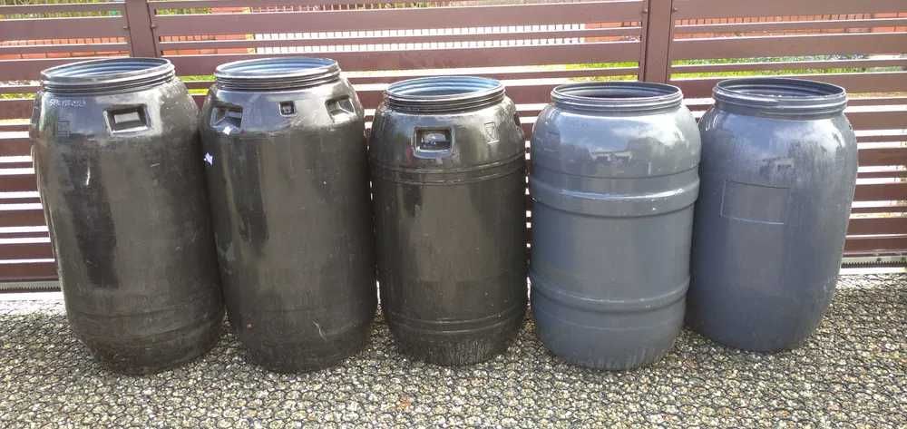 Beczka na wodę deszczówkę zboże kukurydzę, kompost, filtr