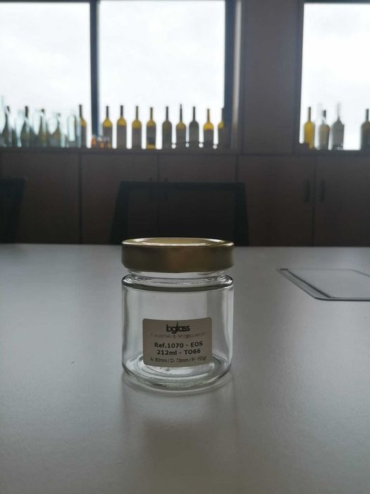 Frascos de Vidro NOVOS 212ml EOS Conservas Compotas Geleias Mel