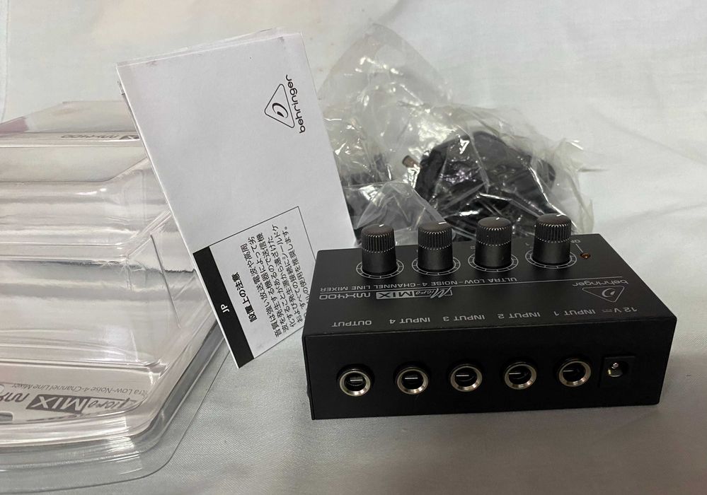 Amplificador behringer micromix mx400