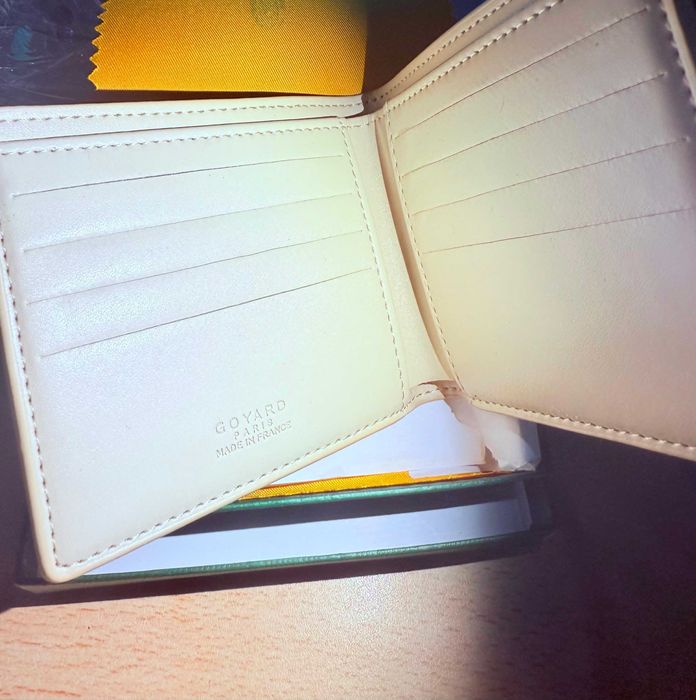 Goyard wallet white