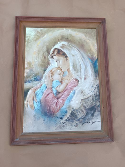 Obraz Matki Boskiej stan bardzo dobry