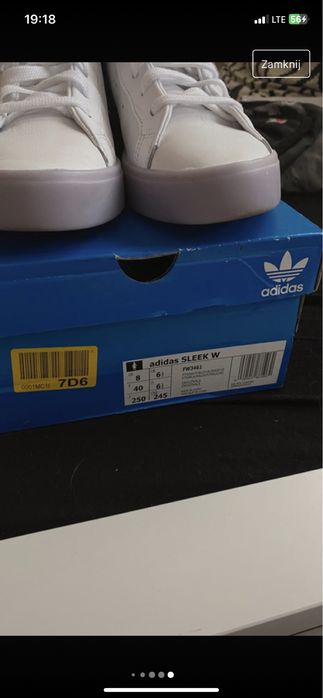 adidas sleek buty rozm 40 25cm