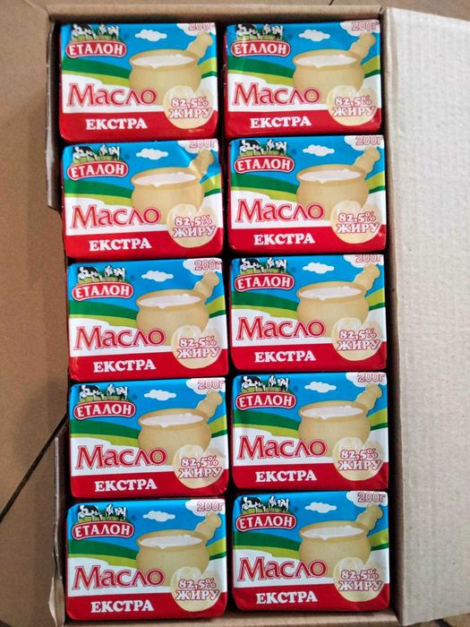 Вершкове масло та шоколадне масло ТМ Еталон від виробника з доставкою