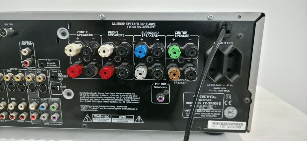 Onkyo TX SR 601 e amplituner