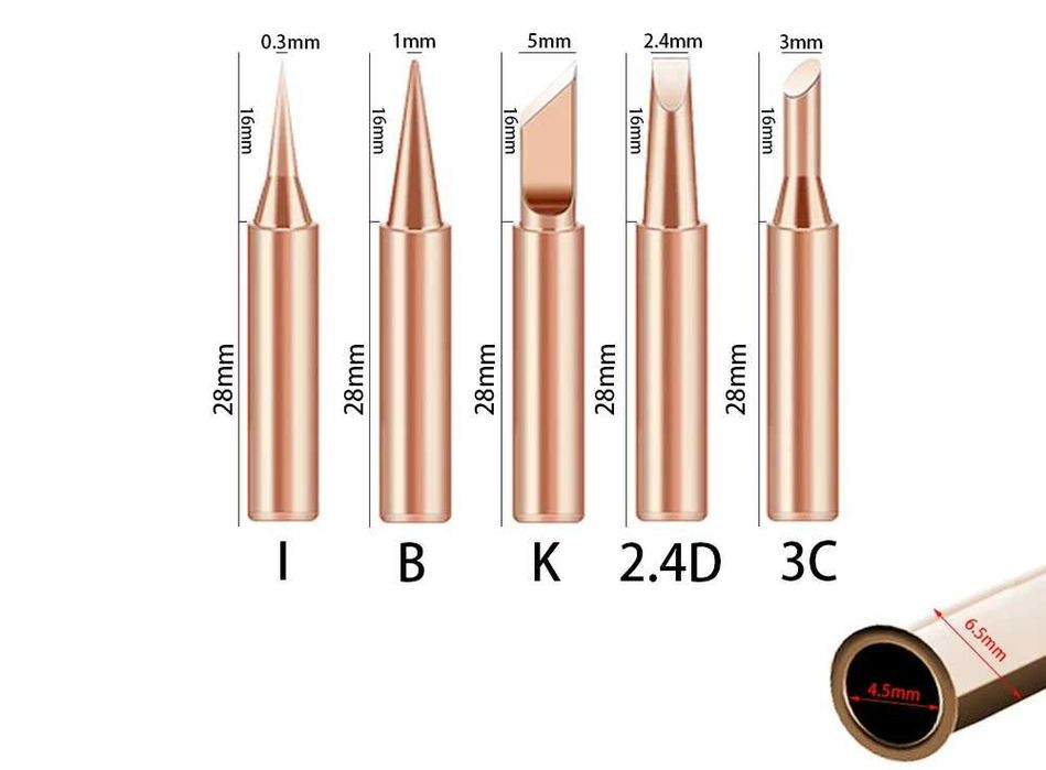 Паяльник 60 Вт, 80 Вт з регулюванням, мідні жала, припій, каніфоль