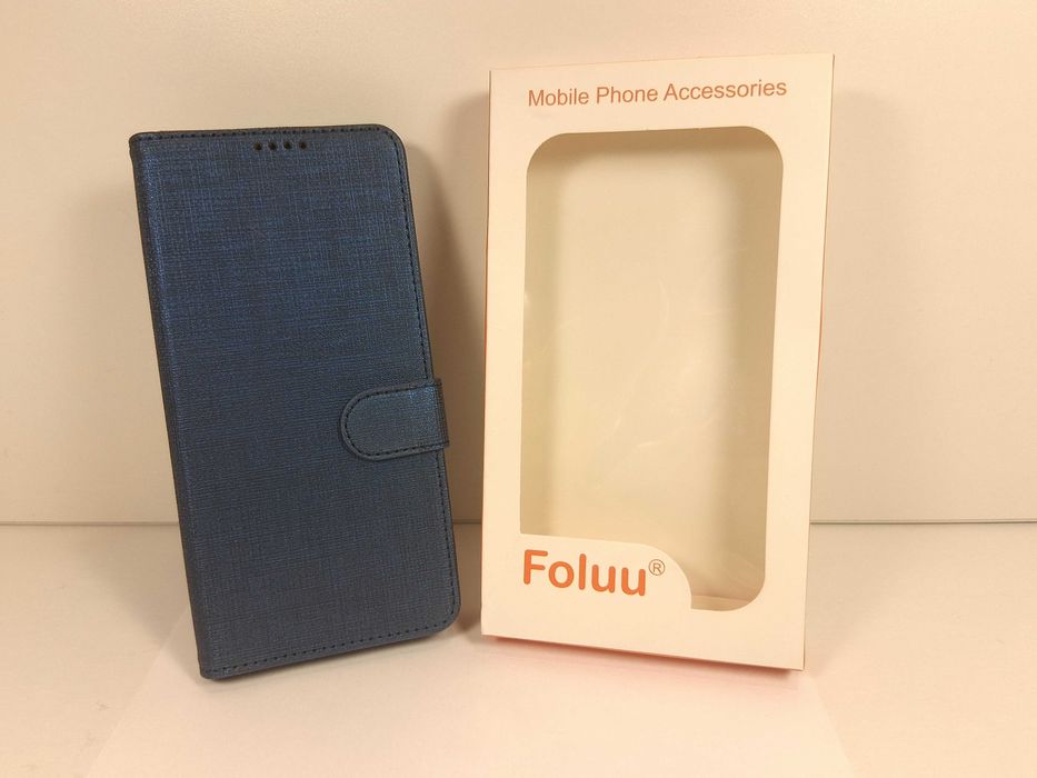 Z110 Etui Portfelowe Foluu Do Xiaomi Redmi Note 12 4G Granatowe Nowe