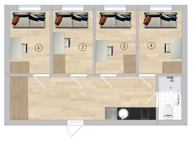 Piłsudskiego 43, Centrum, przytulny pokój, PROMOCJA