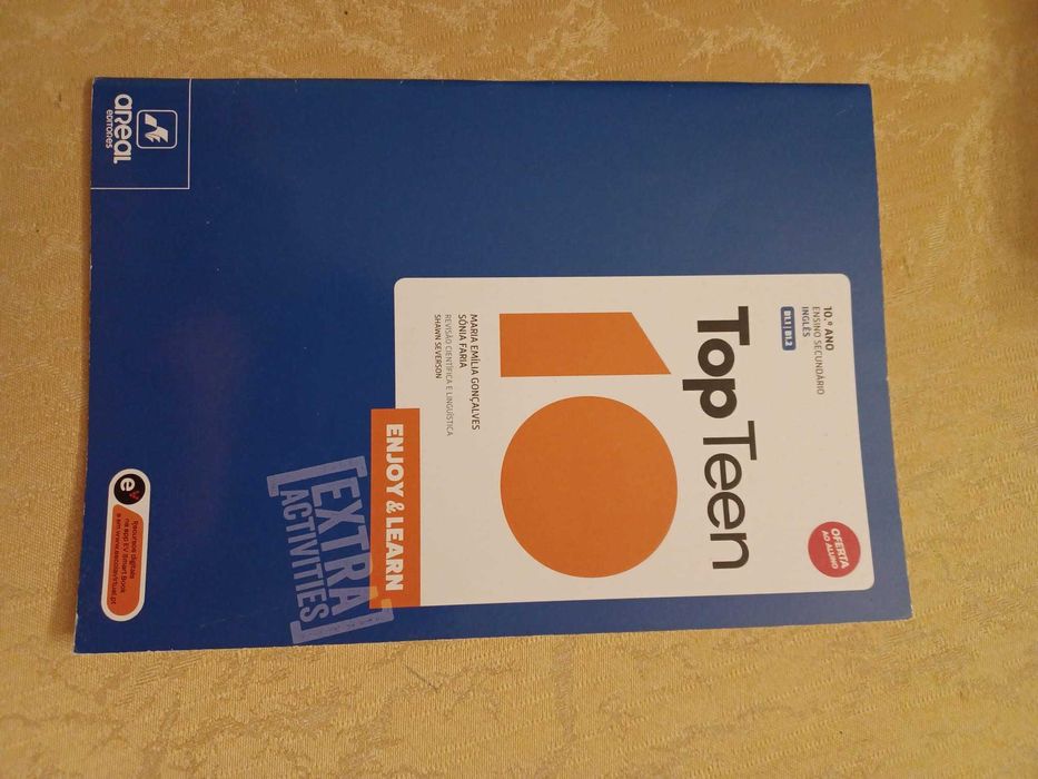 Caderno - Top Teen 10 - Inglês - 10.º Ano  (NOVO)