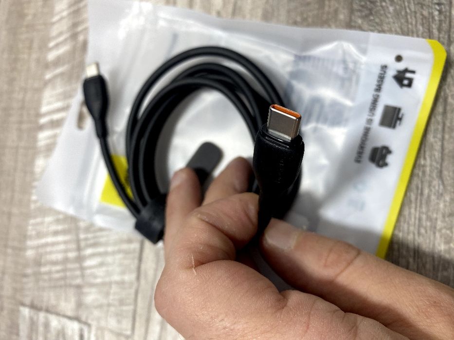 Baseus 100W, кабель type-c 1.2м.