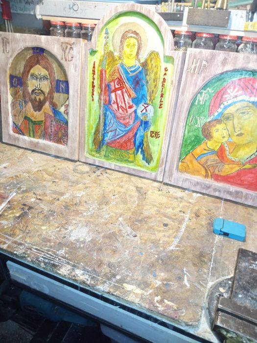 Ikony ręczna robota.