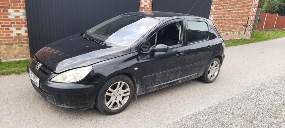 Peugot 307 2.0hdi części szyba maska zderzak klapa lampy drzwi