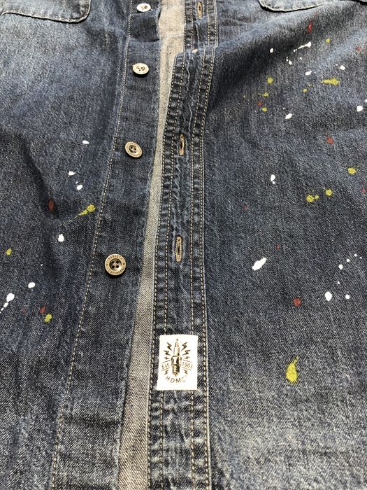 Мужская джинсовая рубашка