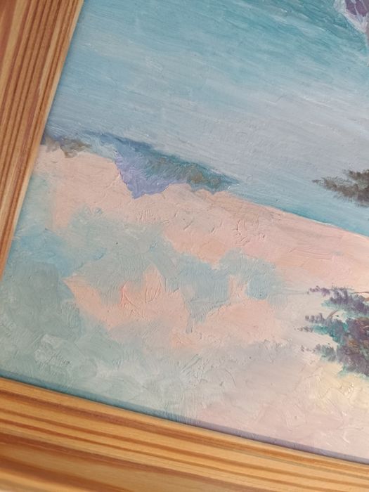 Ручная работа картины маслом