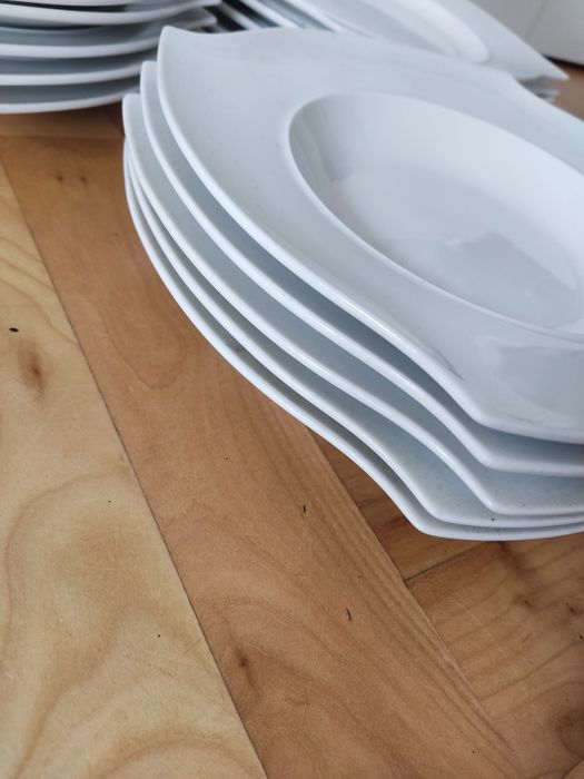 Porcelanowe talerze