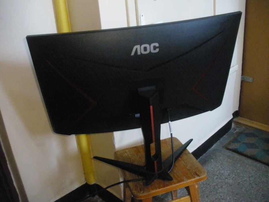 Monitor AOC C32G2ZE 32G2Z zakrzywiony curved uszkodzona matryca