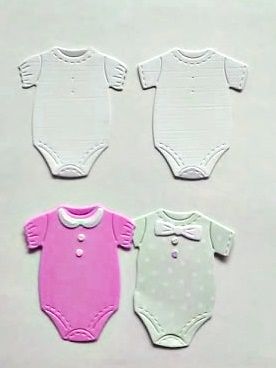 Wykrojnik UBRANKO body 2szt dla chłopca i dziewczynki